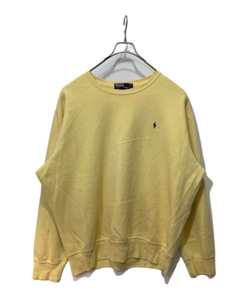 POLO RALPH LAUREN（ポロ・ラルフローレン）POLO RALPH LAUREN (ポロ・ラルフローレン) スウェット イエロー サイズ:XLの古着・服飾アイテム