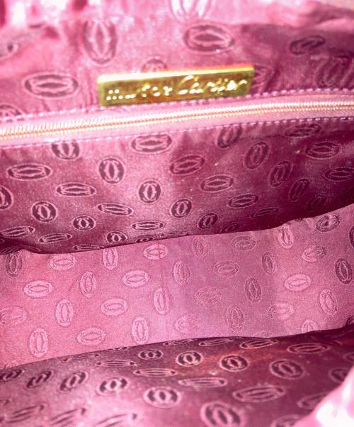 Cartier（カルティエ）Cartier (カルティエ) ワンショルダーバッグ レッドの古着・服飾アイテム