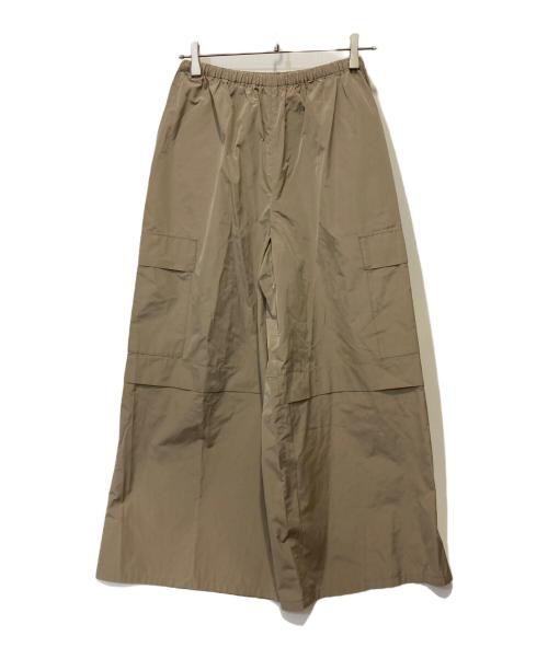 ebure（エブール）EBURE (エブール) ナチュラルドライタフタカーゴライクパンツ ベージュ サイズ:36の古着・服飾アイテム