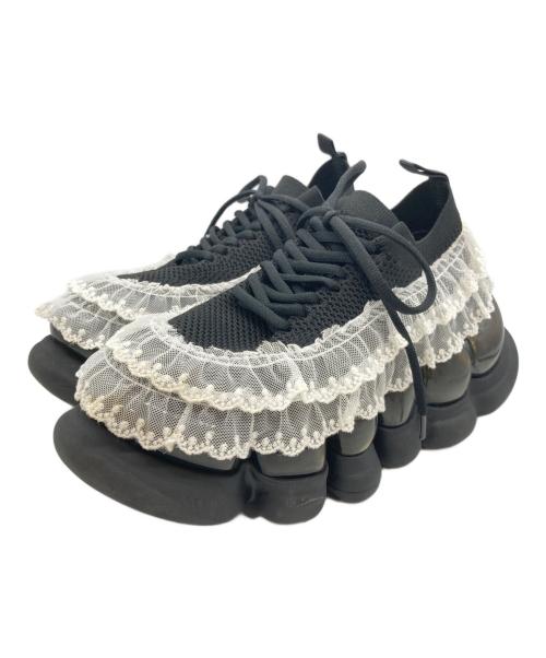 Mikio Sakabe（ミキオサカベ）MIKIO SAKABE (ミキオサカベ) Ark Lace ブラック サイズ:22の古着・服飾アイテム