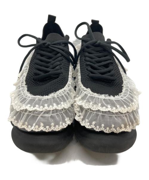 Mikio Sakabe（ミキオサカベ）MIKIO SAKABE (ミキオサカベ) Ark Lace ブラック サイズ:22の古着・服飾アイテム