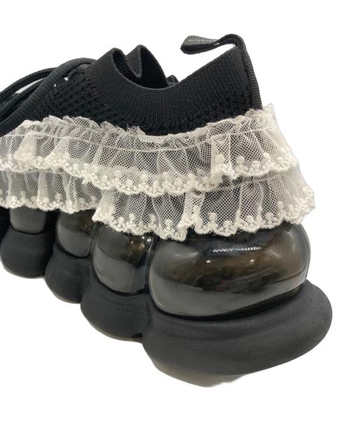 Mikio Sakabe（ミキオサカベ）MIKIO SAKABE (ミキオサカベ) Ark Lace ブラック サイズ:22の古着・服飾アイテム
