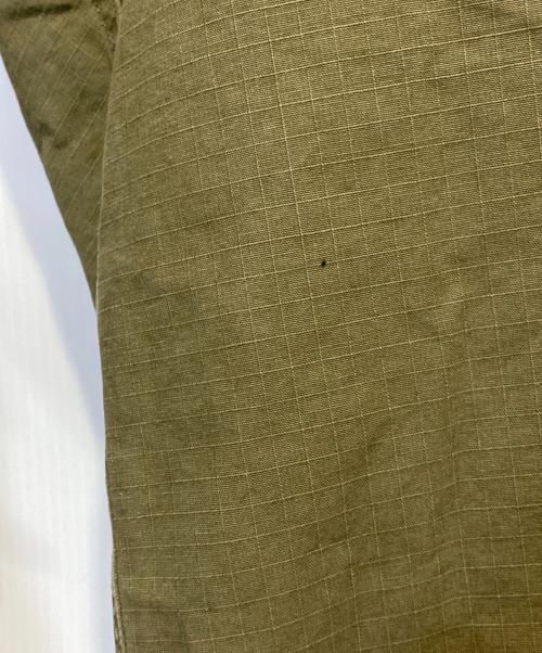 MIHARA YASUHIRO（ミハラヤスヒロ）MIHARA YASUHIRO (ミハラヤスヒロ) Single Draped Military Shirt ブラウン×カーキ サイズ:46の古着・服飾アイテム