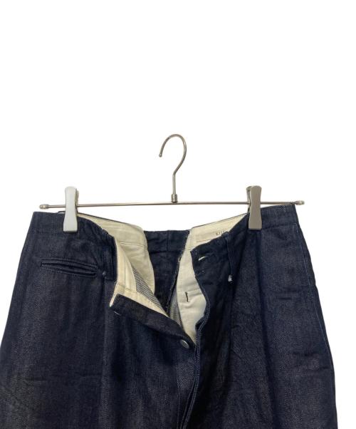 KIJI（キジ）KIJI (キジ) KAYAデニムスラックス インディゴ サイズ:3の古着・服飾アイテム