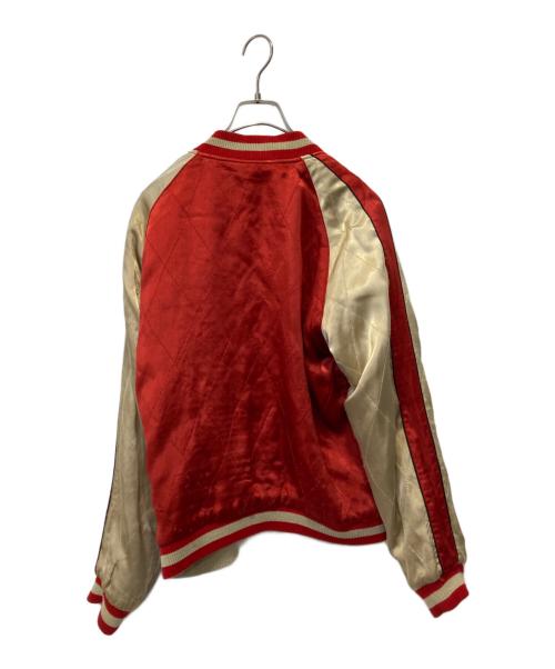 花旅楽団（ハナタビガクダン）花旅楽団 (ハナタビガクダン) スカジャン ブラック サイズ:Mの古着・服飾アイテム