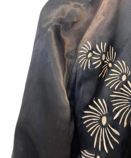 花旅楽団（ハナタビガクダン）花旅楽団 (ハナタビガクダン) スカジャン ブラック サイズ:Mの古着・服飾アイテム