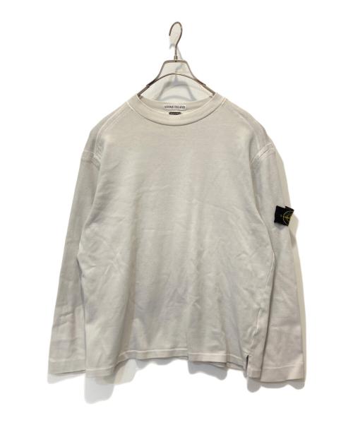 STONE ISLAND（ストーンアイランド）STONE ISLAND (ストーンアイランド) Crewneck Sweatshirt ホワイト サイズ:XLの古着・服飾アイテム
