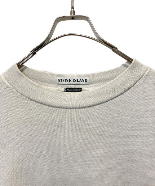 STONE ISLAND（ストーンアイランド）STONE ISLAND (ストーンアイランド) Crewneck Sweatshirt ホワイト サイズ:XLの古着・服飾アイテム