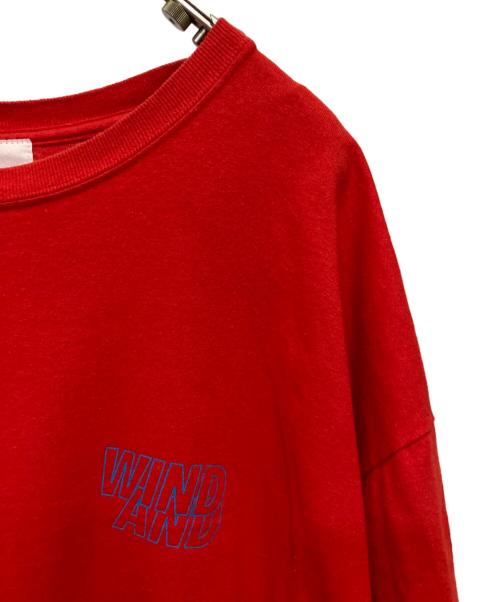 WIND AND SEA（ウィンダンシー）WIND AND SEA (ウィンダンシー) Tシャツ レッド サイズ:XLの古着・服飾アイテム