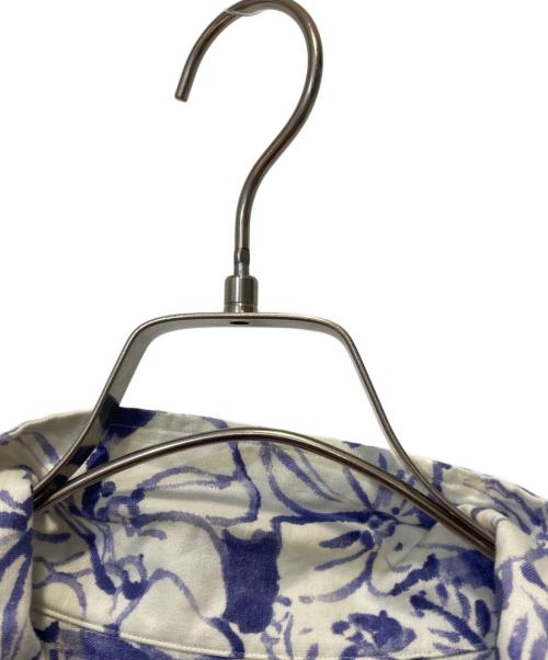 POLO RALPH LAUREN（ポロ・ラルフローレン）POLO RALPH LAUREN (ポロ・ラルフローレン) リネン混シャツ パープル サイズ:XXLの古着・服飾アイテム