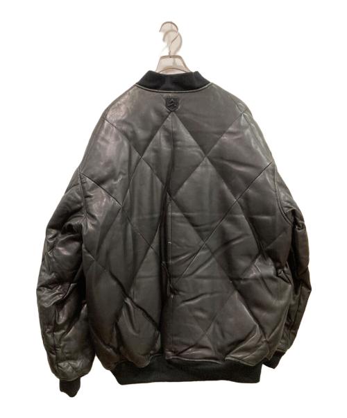 AVIREX（アヴィレックス）AVIREX (アヴィレックス) レザーブルゾン ブラック サイズ:２XLの古着・服飾アイテム