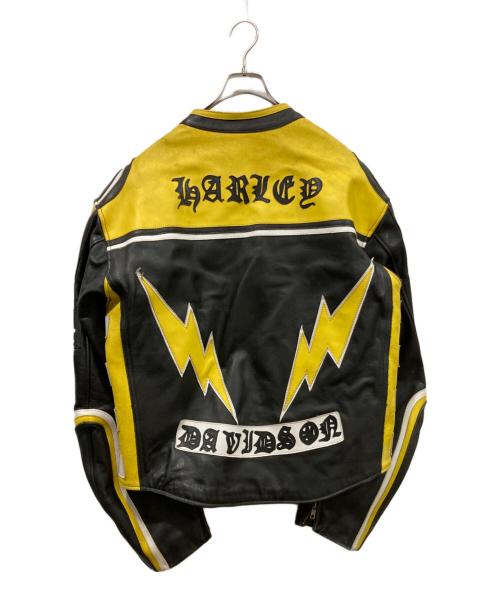 OUTLAW（アウトロー）OUTLAW (アウトロー) レザージャケット ブラック サイズ:46の古着・服飾アイテム