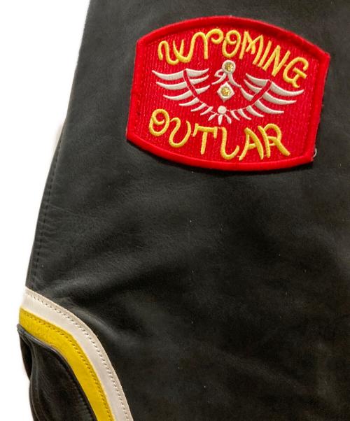 OUTLAW（アウトロー）OUTLAW (アウトロー) レザージャケット ブラック サイズ:46の古着・服飾アイテム