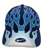NIKEナイキ）の古着「Structured OG Flame Club Cap」｜ブルー