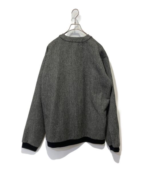 INTERIM（インテリム）INTERIM (インテリム) HYPER BIG LOVAT KIRK TWEED HBT TIROL CREW JACKET グレー サイズ:5の古着・服飾アイテム