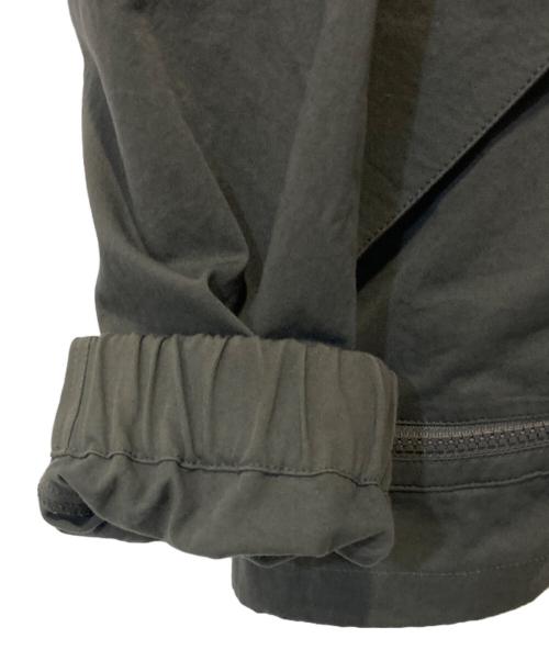 POLIQUANT（ポリクアント）POLIQUANT (ポリクアント) ダブルジップフーデッドジャケット グリーン サイズ:表記無しの古着・服飾アイテム