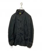 COMME des GARCONS HOMMEコムデギャルソン オム）の古着「ステッチジャケット」｜ブラック×グリーン