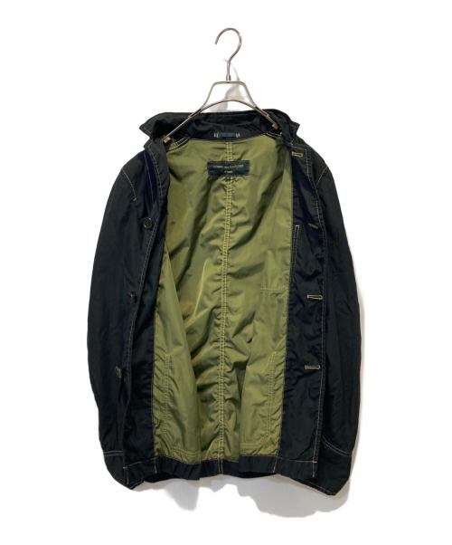 COMME des GARCONS HOMME（コムデギャルソン オム）COMME des GARCONS HOMME (コムデギャルソン オム) ステッチジャケット ブラック×グリーン サイズ:Sの古着・服飾アイテム
