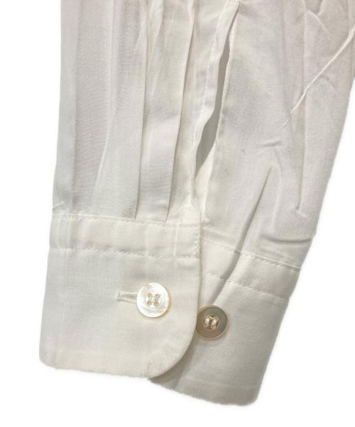 ISSEY MIYAKE MEN（イッセイミヤケメン）ISSEY MIYAKE MEN (イッセイミヤケメン) 加工ボタンシャツ ホワイト サイズ:Ｌの古着・服飾アイテム