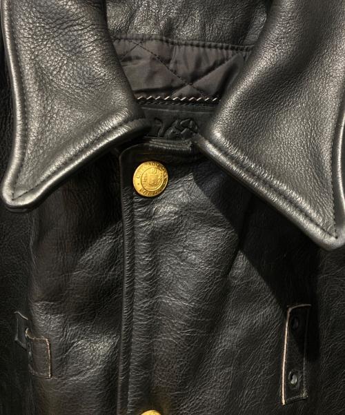 BRANDED GARMENTS（ブランデッドガーメンツ）BRANDED GARMENTS (ブランデッドガーメンツ) レザーポリスジャケット ブラック サイズ:40の古着・服飾アイテム
