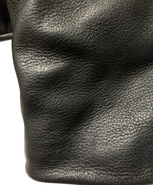 BRANDED GARMENTS（ブランデッドガーメンツ）BRANDED GARMENTS (ブランデッドガーメンツ) レザーポリスジャケット ブラック サイズ:40の古着・服飾アイテム