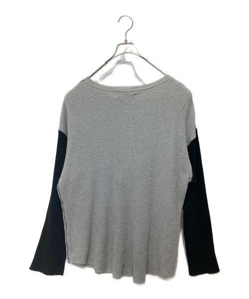 UNUSED（アンユーズド）UNUSED (アンユーズド) Three quarter sleeve thermal グレー サイズ:２の古着・服飾アイテム