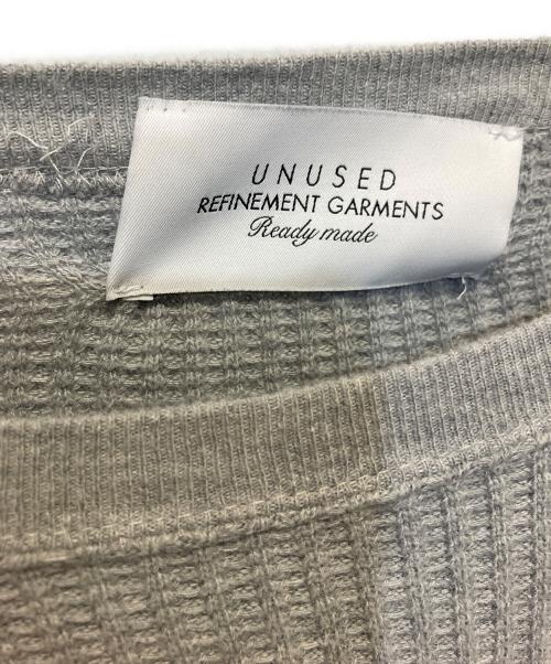 UNUSED（アンユーズド）UNUSED (アンユーズド) Three quarter sleeve thermal グレー サイズ:２の古着・服飾アイテム
