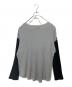 UNUSED (アンユーズド) Three quarter sleeve thermal グレー サイズ:２：5000円