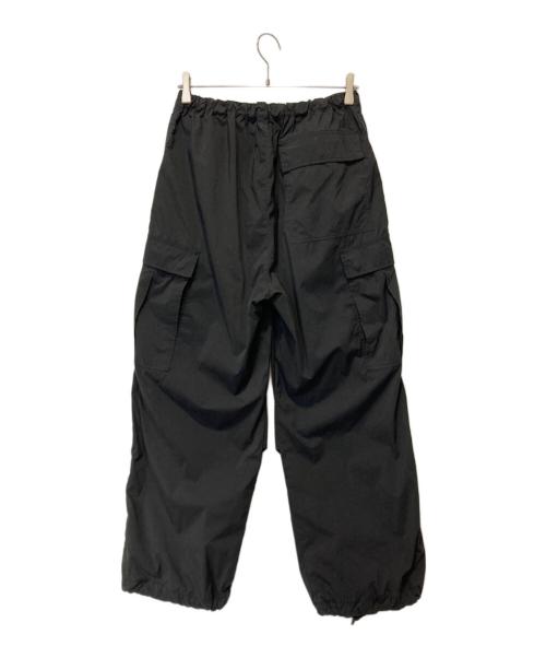 MARKA（マーカ）MARKA (マーカ) RECYCLE NYLON RIP STOP COCOON WIDE EASY PANTS ブラック サイズ:2の古着・服飾アイテム