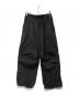 MARKA（マーカ）の古着「RECYCLE NYLON RIP STOP COCOON WIDE EASY PANTS」｜ブラック