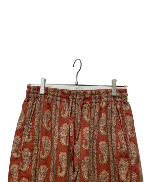 Needles（ニードルズ）Needles (ニードルズ) String Easy Pant - R/C Lawn Cloth / Paisley Printed ブラウン サイズ:Ⅿの古着・服飾アイテム