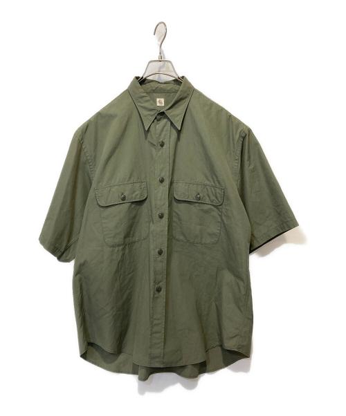 KAPTAIN SUNSHINE（キャプテンサンシャイン）KAPTAIN SUNSHINE (キャプテンサンシャイン) SS Work Shirt オリーブ サイズ:38の古着・服飾アイテム