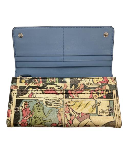 PRADA（プラダ）PRADA (プラダ) コミックプリントウォレット マルチカラーの古着・服飾アイテム
