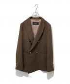 NOLLEY'S sophiノーリーズソフィー）の古着「シャークダブルジャケット」｜ブラウン