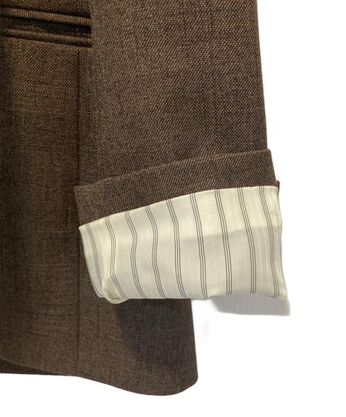 NOLLEY'S sophi（ノーリーズソフィー）NOLLEY'S sophi (ノーリーズソフィー) シャークダブルジャケット ブラウン サイズ:38の古着・服飾アイテム