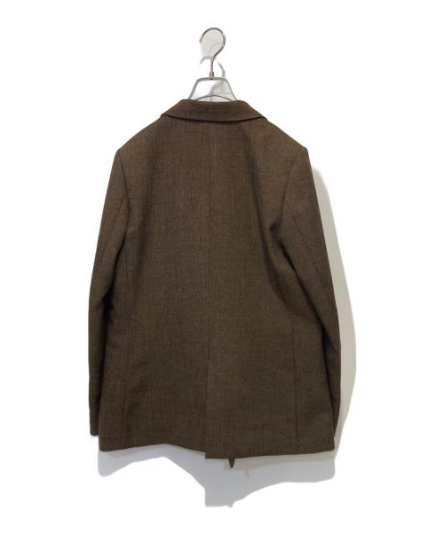 NOLLEY'S sophi（ノーリーズソフィー）NOLLEY'S sophi (ノーリーズソフィー) シャークダブルジャケット ブラウン サイズ:38の古着・服飾アイテム