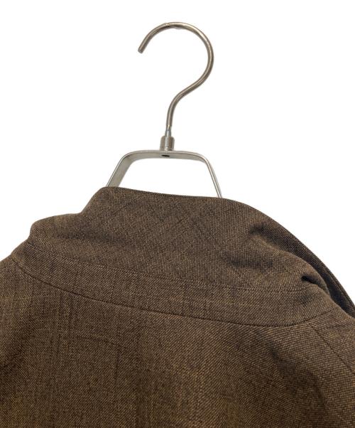 NOLLEY'S sophi（ノーリーズソフィー）NOLLEY'S sophi (ノーリーズソフィー) シャークダブルジャケット ブラウン サイズ:38の古着・服飾アイテム