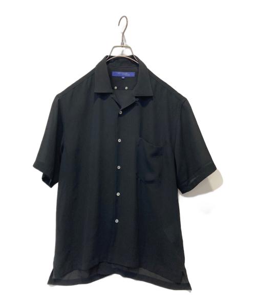 COMME des GARCONS JUNYA WATANABE MAN（コム デ ギャルソン ジュンヤ ワタナベ マン）COMME des GARCONS JUNYA WATANABE MAN (コム デ ギャルソン ジュンヤ ワタナベ マン) 半袖シアーシャツ ブラック サイズ:Mの古着・服飾アイテム