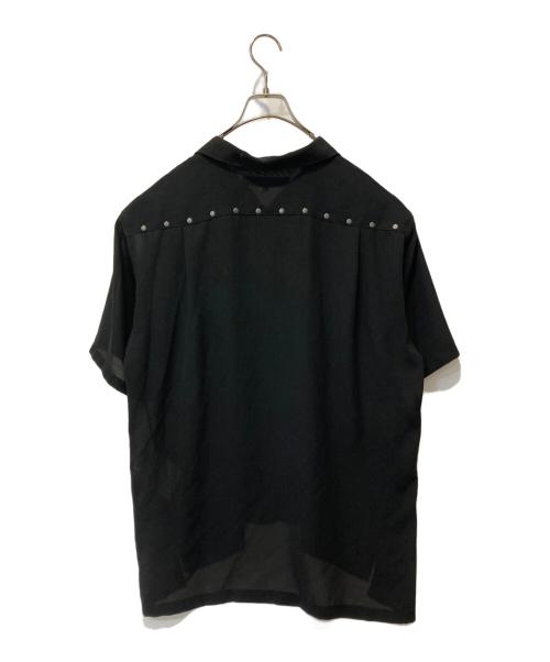 COMME des GARCONS JUNYA WATANABE MAN（コム デ ギャルソン ジュンヤ ワタナベ マン）COMME des GARCONS JUNYA WATANABE MAN (コム デ ギャルソン ジュンヤ ワタナベ マン) 半袖シアーシャツ ブラック サイズ:Mの古着・服飾アイテム