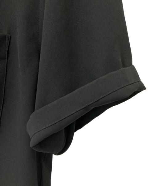 COMME des GARCONS JUNYA WATANABE MAN（コム デ ギャルソン ジュンヤ ワタナベ マン）COMME des GARCONS JUNYA WATANABE MAN (コム デ ギャルソン ジュンヤ ワタナベ マン) 半袖シアーシャツ ブラック サイズ:Mの古着・服飾アイテム