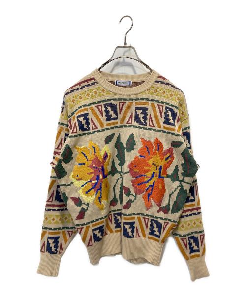 Yves Saint Laurent（イヴサンローラン）Yves Saint Laurent (イヴサンローラン) ニット ベージュ サイズ:Ｌの古着・服飾アイテム