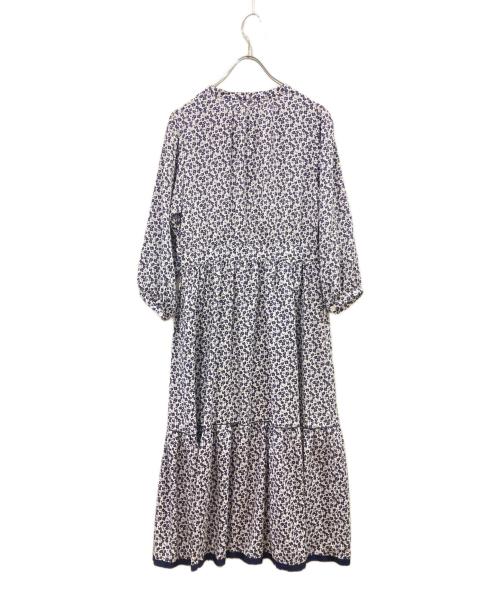 KUMIKYOKU（クミキョク）KUMIKYOKU (クミキョク) アネモネプリントワンピース ネイビー サイズ:2の古着・服飾アイテム