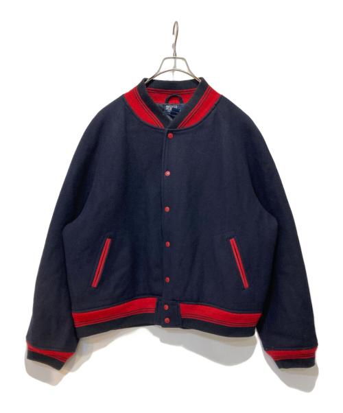 POLO RALPH LAUREN（ポロ・ラルフローレン）POLO RALPH LAUREN (ポロ・ラルフローレン) ウールスタジャン ネイビー サイズ:XXLの古着・服飾アイテム