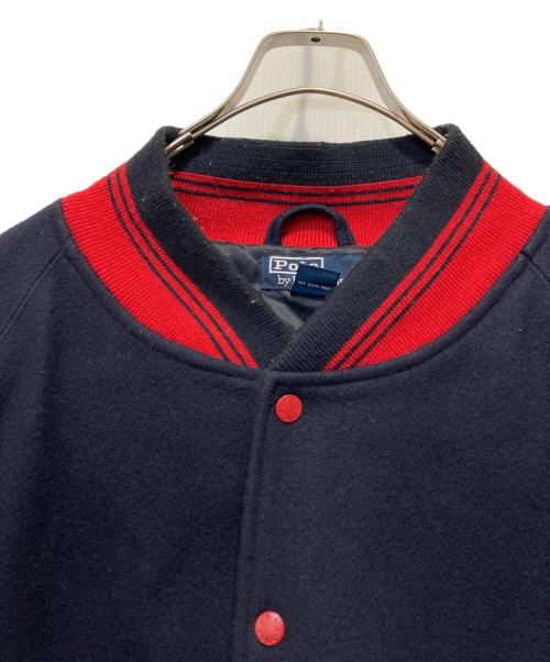 POLO RALPH LAUREN（ポロ・ラルフローレン）POLO RALPH LAUREN (ポロ・ラルフローレン) ウールスタジャン ネイビー サイズ:XXLの古着・服飾アイテム