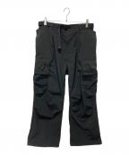 alk phenixアルクフェニックス）の古着「ナイロンカーゴパンツ」｜ブラック