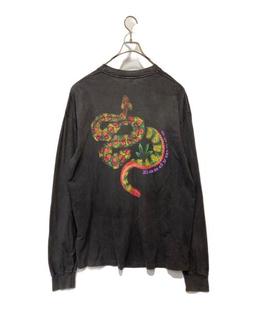 READYMADE（レディメイド）READYMADE (レディメイド) L/S T-SHIRT SNAKE BLK ブラック サイズ:XLの古着・服飾アイテム