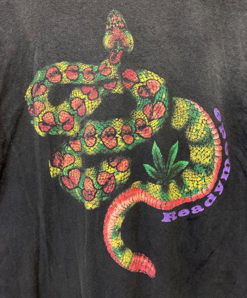 READYMADE（レディメイド）READYMADE (レディメイド) L/S T-SHIRT SNAKE BLK ブラック サイズ:XLの古着・服飾アイテム