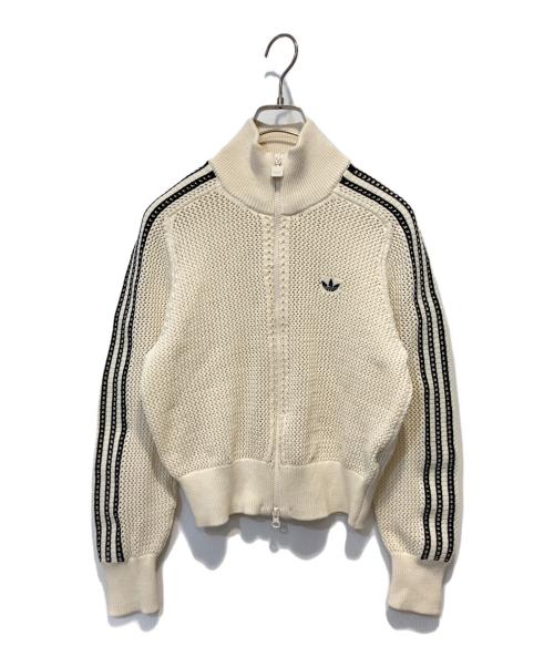 adidas Originals（アディダスオリジナル）adidas originals (アディダスオリジナル) オリジナルス プレミアム クロシェ トラックトップ ベージュ サイズ:Ｌの古着・服飾アイテム