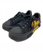 SEVEN EIGHT UNDERセブンエイトアンダー）の古着「スニーカー」｜ブラック