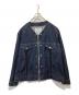 UNTRACE（アントレース）の古着「デニムジャケット」｜インディゴ